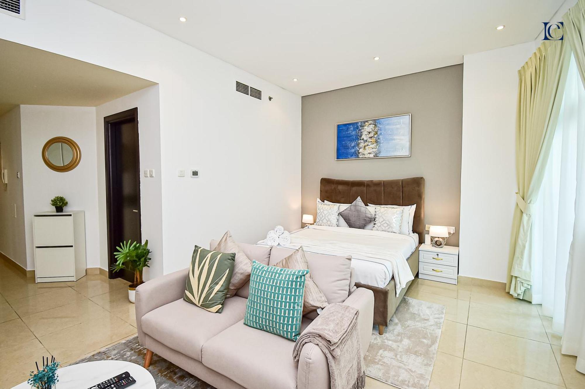 Luxury Escapes - Budget Studio With Balcony, Yacht Bay Marina Dubaj Zewnętrze zdjęcie
