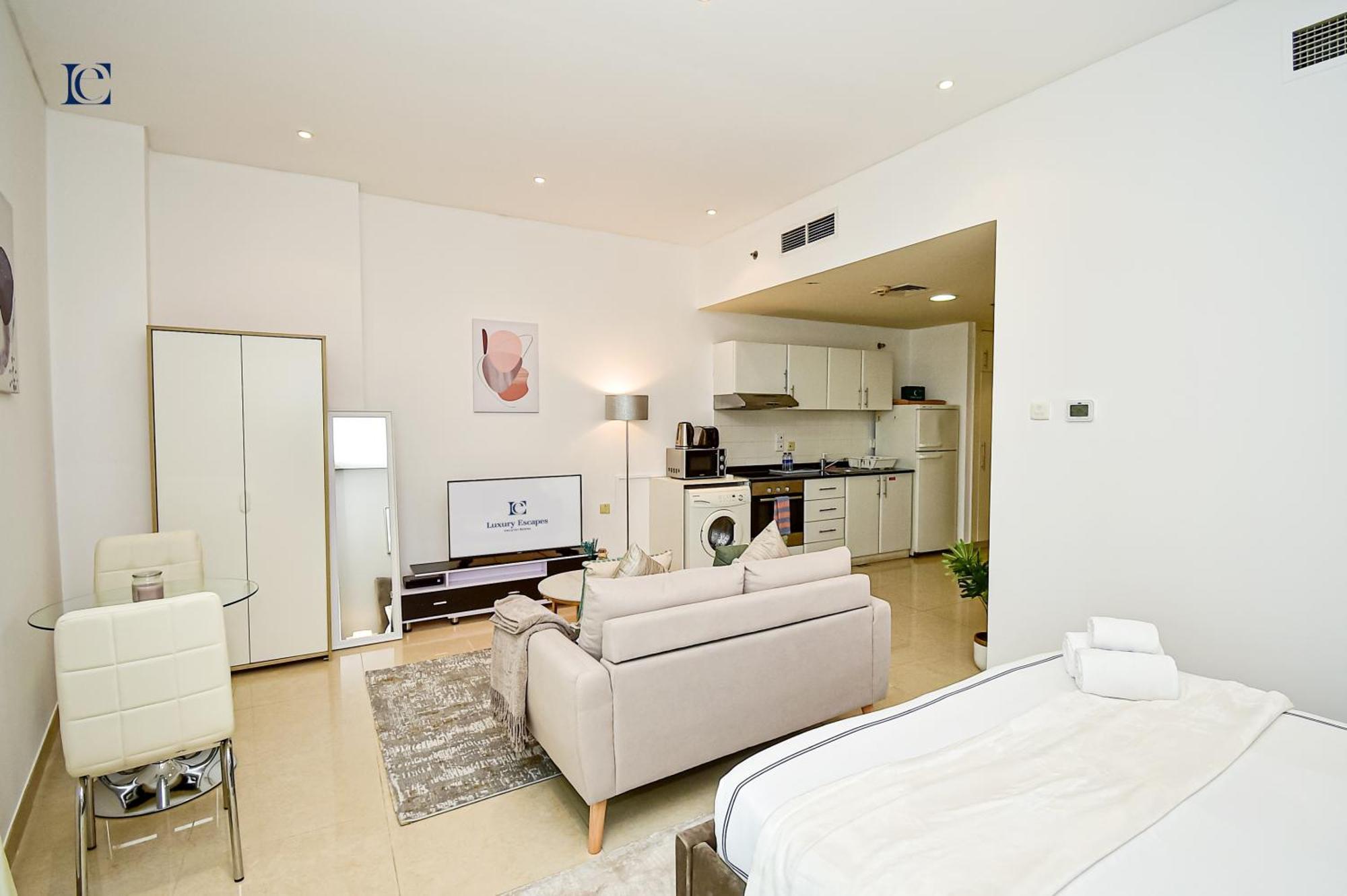 Luxury Escapes - Budget Studio With Balcony, Yacht Bay Marina Dubaj Zewnętrze zdjęcie